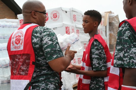 Salvation Army Teens Volunteer to Help Rebuild Gulf Breeze