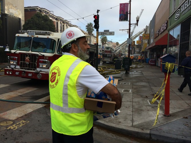The Salvation Army Responds to San Francisco Mission District Structure Fire