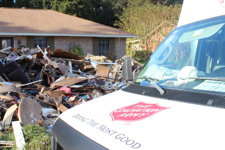 Salvation Army Transitions From Emergency Response  to Recovery in Louisiana