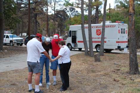 Volunteers Respond to Help Salvation Army Prepare for Distribution