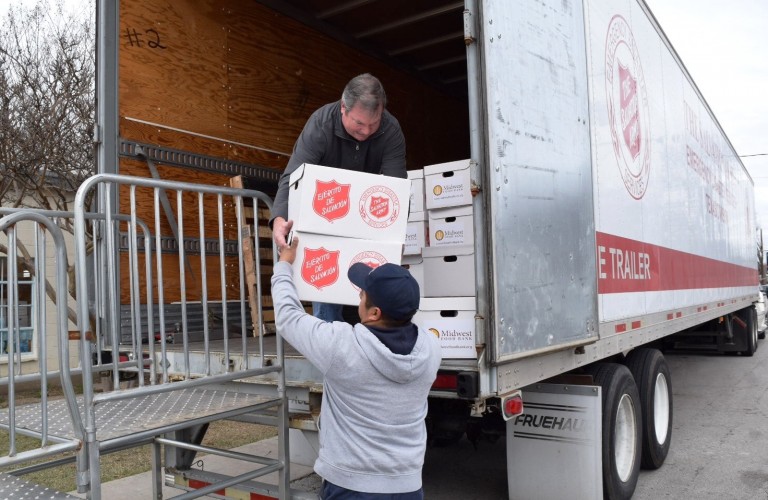 Midwest Food Bank & UPS Come Through for Salvation Army in Texas