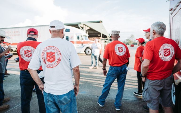 Texas Salvation Army Units Commence Service After Hurricane Ida in Louisiana