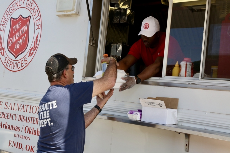 Salvation Army Support Continues in Support of Ongoing Wildfires