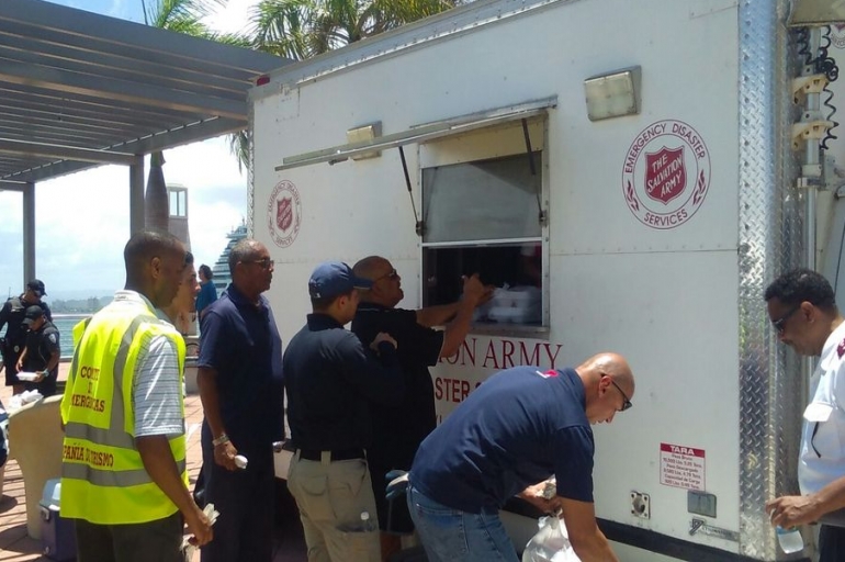 The Salvation Army in Puerto Rico Assists Coast Guard with Ferry Rescue