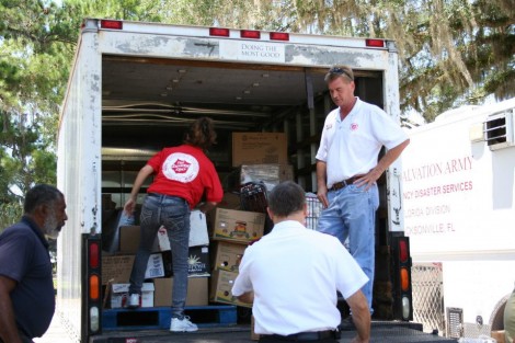 Salvation Army continues to help those affected by Tropical Storm Debby