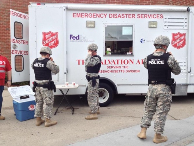 The Salvation Army Supports Responders During Boston Manhunt