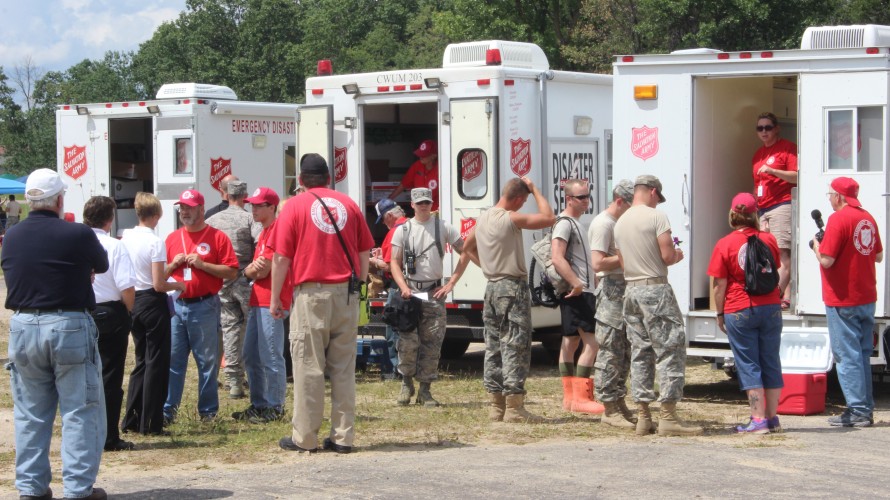 The Salvation Army Participates in National Guard's PATRIOT 2015 Exercise