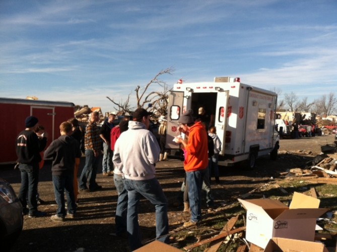 Salvation Army Efforts Intensified in Tornado Damaged Midwestern Cities