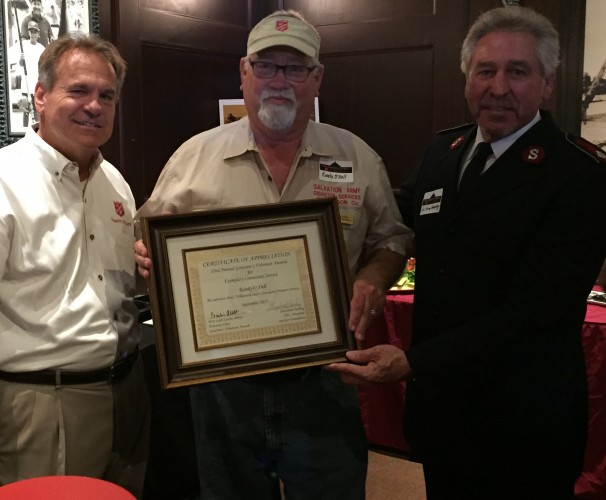 The Salvation Army Texas Division presents volunteer award in Williamson County