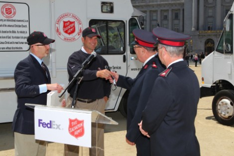 San Francisco Salvation Army Receives Special Delivery from FedEx