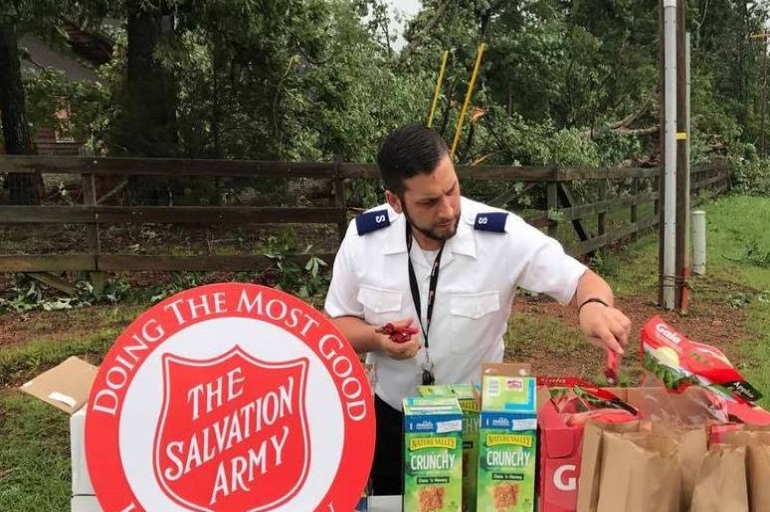 Salvation Army Responding to Tornado Damage in Statesville North Carolina