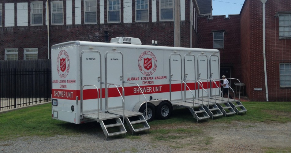 Emergency Disaster Services Shower Trailer Sent to Greenville, MS