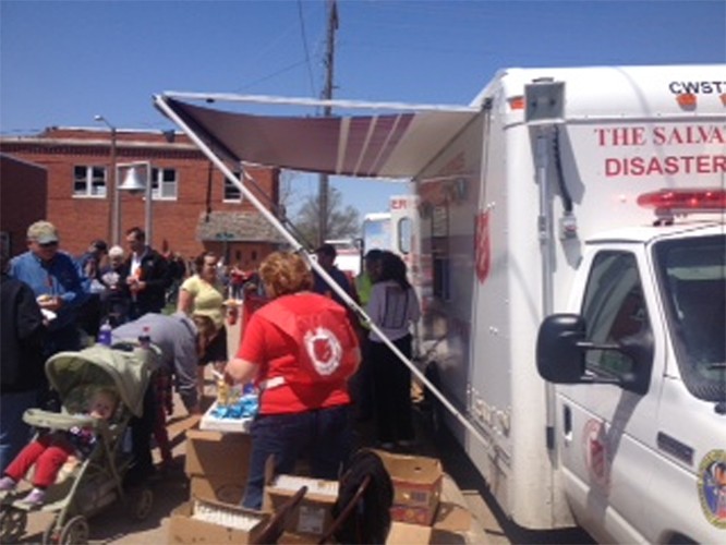The Salvation Army Offers Relief in Beaver Crossing, Nebraska After Sunday Storms 