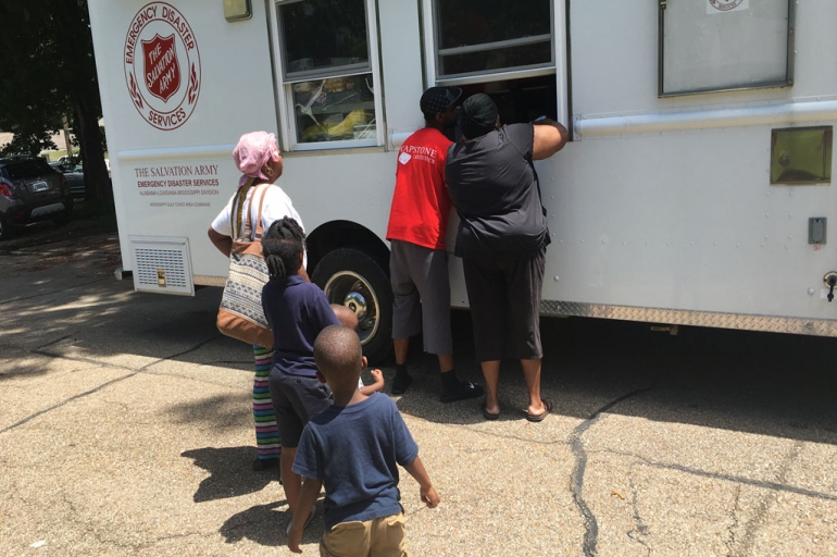 The Salvation Army Begins Feeding in Communities as Flood Water Slowly Drops