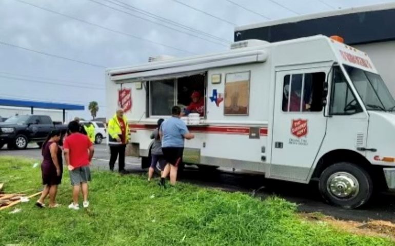  Salvation Army Volunteers Serving Neighbors in Need After South Texas Tornado