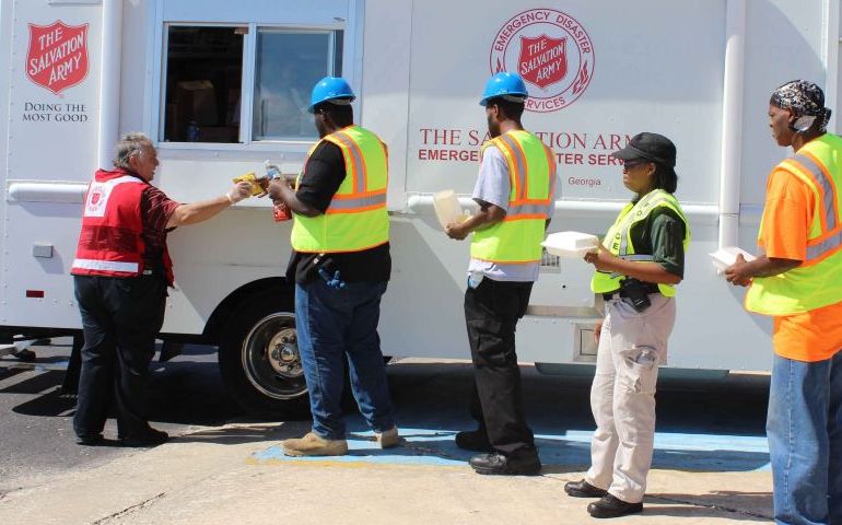The Salvation Army Continues Service at Savannah Plane Crash Site