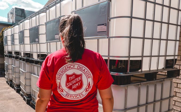The Salvation Army Provides Water to Address Louisiana Salt-Water Intrusion
