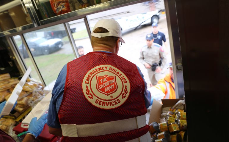 Salvation Army Mobile Kitchens Deliver a Hot Meal and Hope in Texas