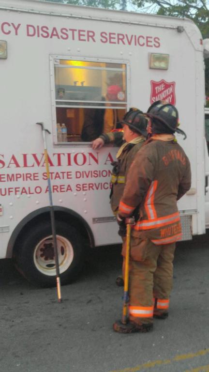 Buffalo EDS Team Responds to Two Alarm Fire