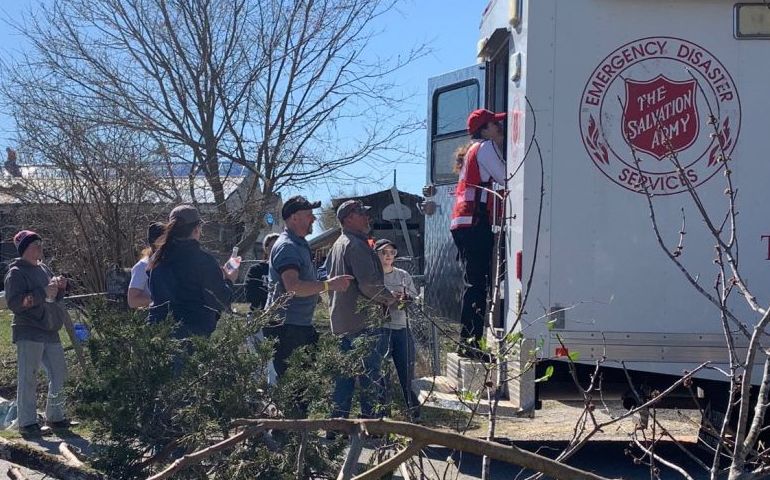As Roads Begin to Open and Volunteers Pour Into the Hardest Hit Areas of Putnam, Wilson and Davidson Counties The Salvation Army Continues to Serve