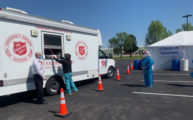 Fort Smith Salvation Army Serves Responders During Pandemic