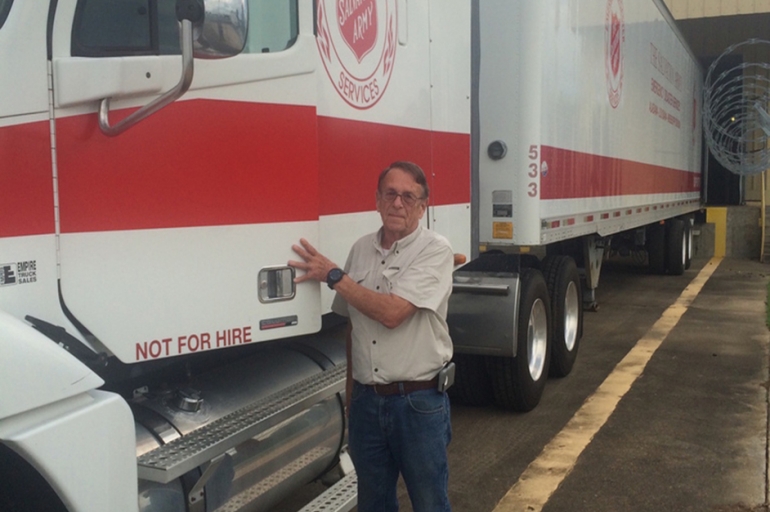 Loaned by MS Baptists, Truck Driver Becomes Blessing to Salvation Army