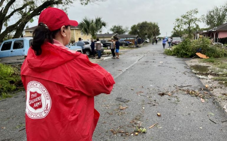 Salvation Army Delivering Practical Help and Prayer after South Texas Tornado