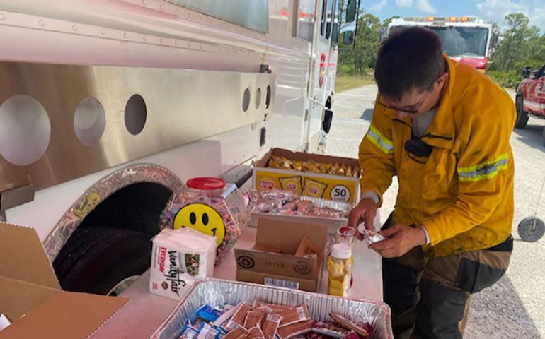 The Salvation Army Florida Division responds to wildfire in Indian River County FL