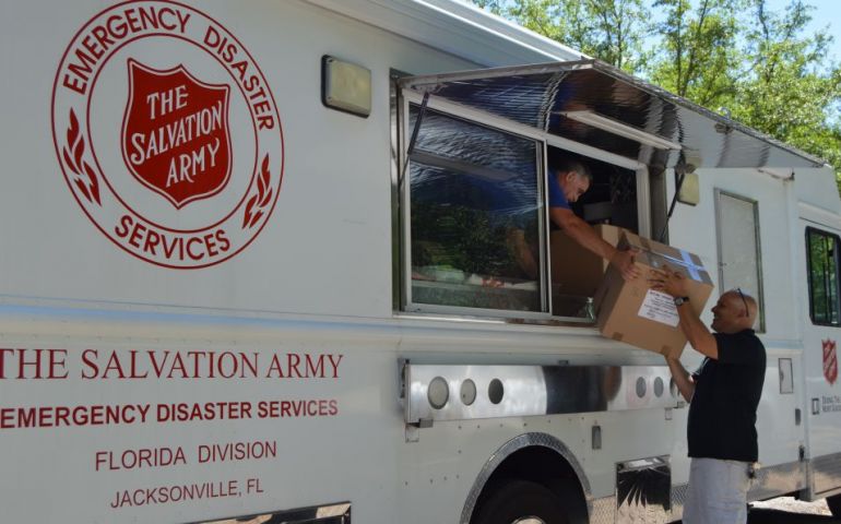 The Salvation Army Distributes Care Packages to Isolated Community in Northeast Florida