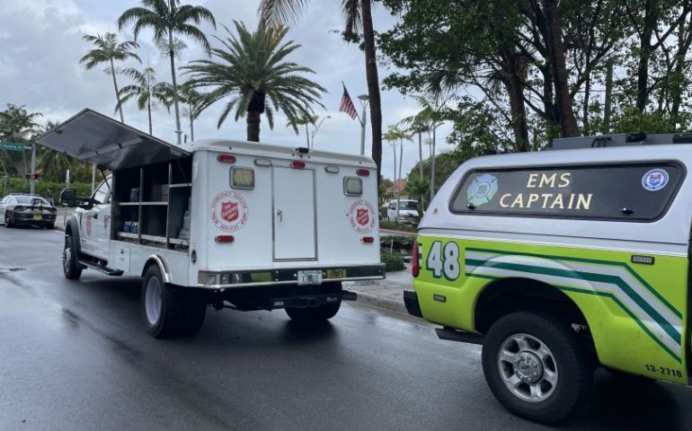 Miami-Dade County EDS Serving First Responders in Surfside, FL for a Third Day