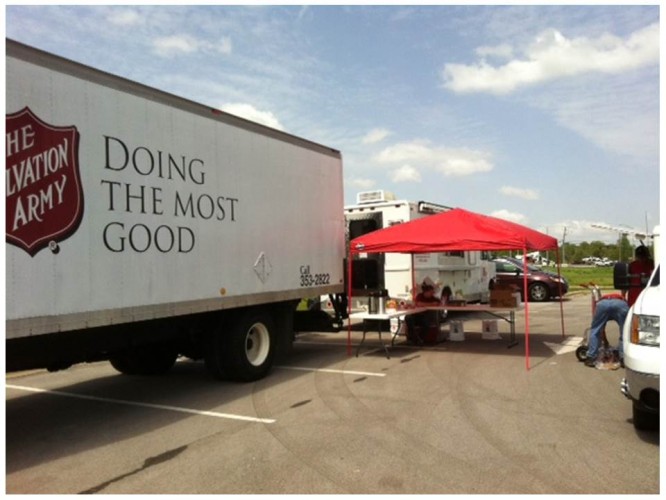 The Salvation Army Offers Tornado Relief In Alabama and Mississippi 