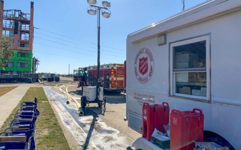The Salvation Army Responds to Savannah Fire