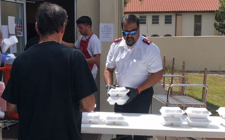 MEALS TO-GO AND HANDWASHING STATIONS HELP SALVATION ARMY CONTINUE MEAL SERVICE IN FLORIDA