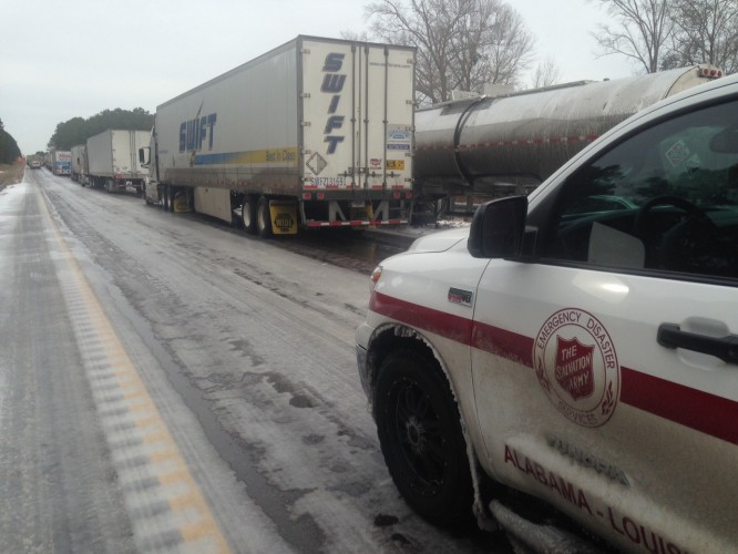 Salvation Army Helps First Responders In Copiah County After Icy Weather