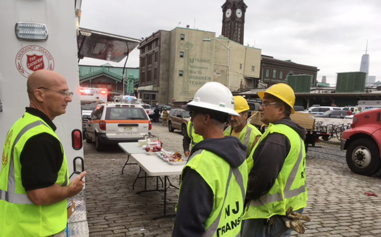 The Salvation Army Emergency Disaster Services Responds to Hoboken Train Crash